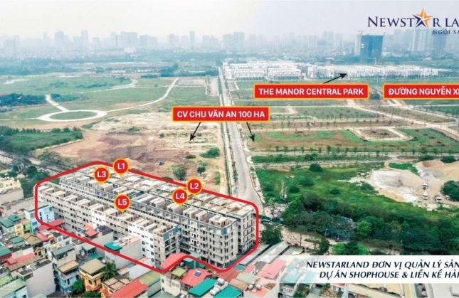  HOT : LK Shophouse THANH LIỆT CẠNH THE MANOR CENTRAL PARK, DT: 46 -80m2, giá: 7 tỷ