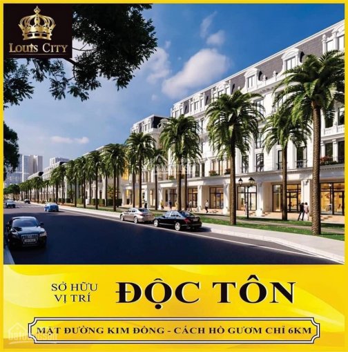  HOT HOT LK Shophouse Louis City Hoàng Mai DT 93m2 Chỉ 7 tỷ