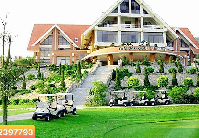 Bán nhiều lô đất đẹp, giá rẻ tại Khu Nghỉ Dưỡng Tam Đảo Golf&Resort, sổ đỏ lâu dài 1000m2