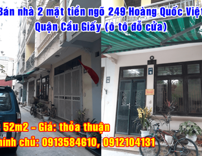 Chính chủ bán nhà tại Hoàng Quốc Việt, Quận Cầu Giấy, Hà Nội