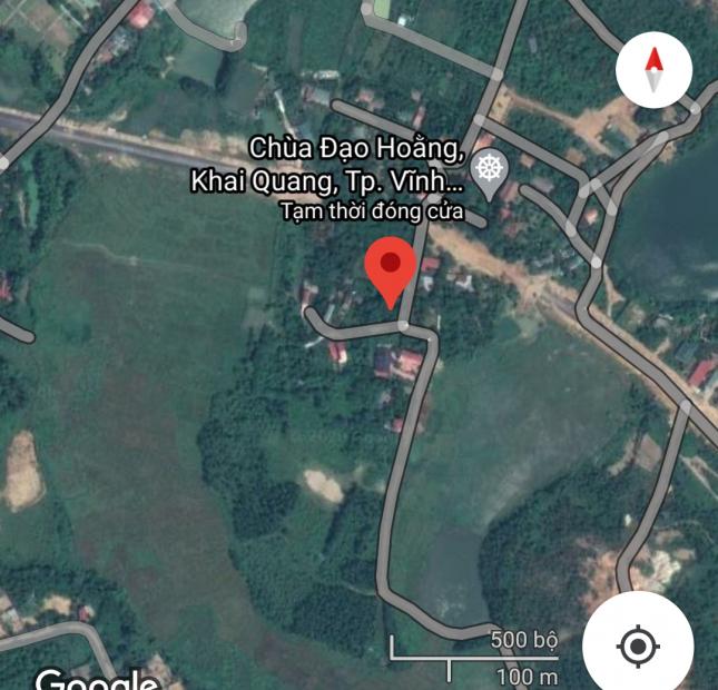 Bán đất 2 mặt tiền 155m2 Trại Giao, Khai Quang. LH 0399566078.