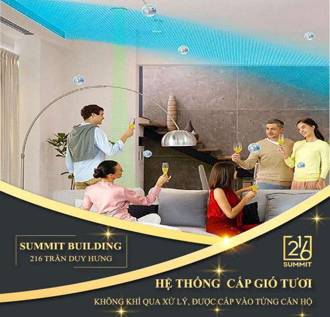 Bán căn hộ Smart Home 3 phòng ngủ Summit Building chỉ từ 4,3 tỉ hỗ trợ vay lên tới 70%