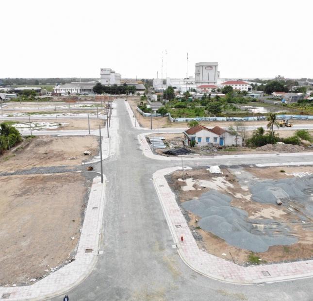 Khu dân cư Tân Lân Residence, nằm ở MT QL 50 - TT hành chính huyện, SHR, 550tr/nền LH: 0909871614