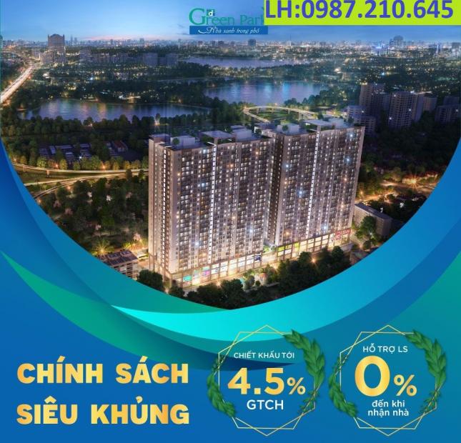 ✅ “Cuộc sống xanh giữa lòng thành phố”✅  CH trung tâm Q.Hoàng Mai giá chỉ 1.5 tỷ