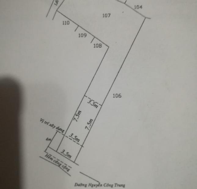 Cần tiền bán gấp lô đất 183.8m2 phường 3 thành phố Tân An, Long An