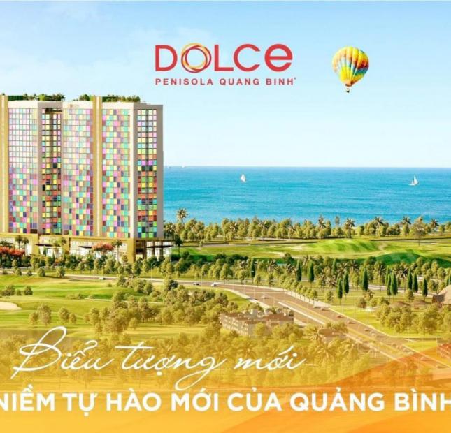 Bán căn hộ khách sạn 6 sao mặt biển Dolce Penisola Quảng Bình giá chỉ từ 8xx triệu