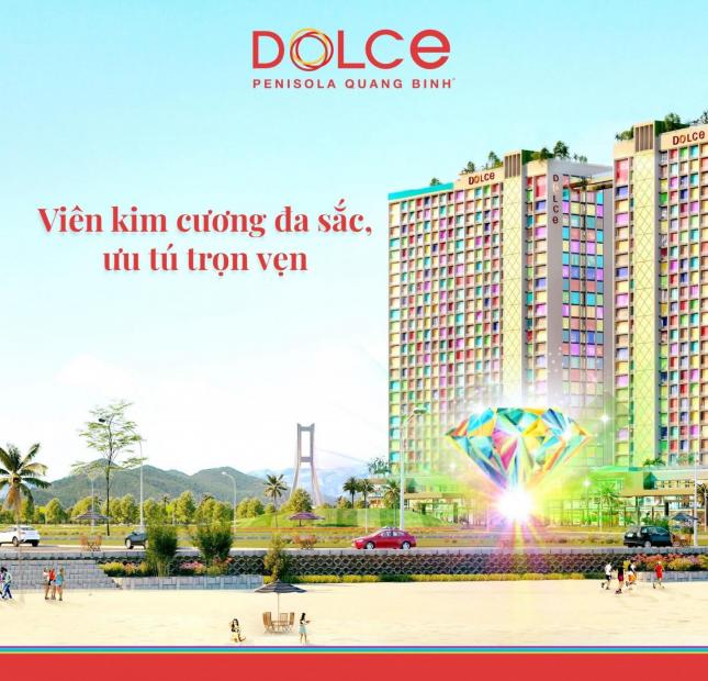 Bán căn hộ khách sạn 6 sao mặt biển Dolce Penisola Quảng Bình giá chỉ từ 8xx triệu