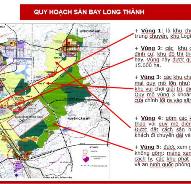 Đất nền sân bay long thành - giá chỉ 18tr/m2