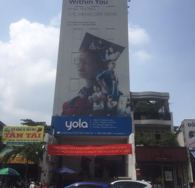 Bán nhà 70 tỷ, 8.5x20m 8 tấm mặt tiền đường lũy bán bích, phường tân thành