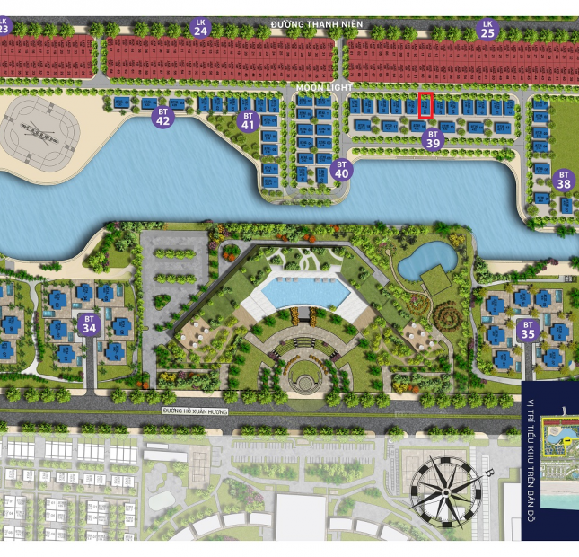 Chính chủ cần bán căn biệt thự view hồ Grand Hotel FLC Sầm Sơn (216m2*3T) xây thô LH 0763413431