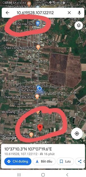 Chính chủ cần bán lô đất xã Tóc Tiên - Thị Xã Phú Mỹ - Bà Rịa - Vũng Tàu