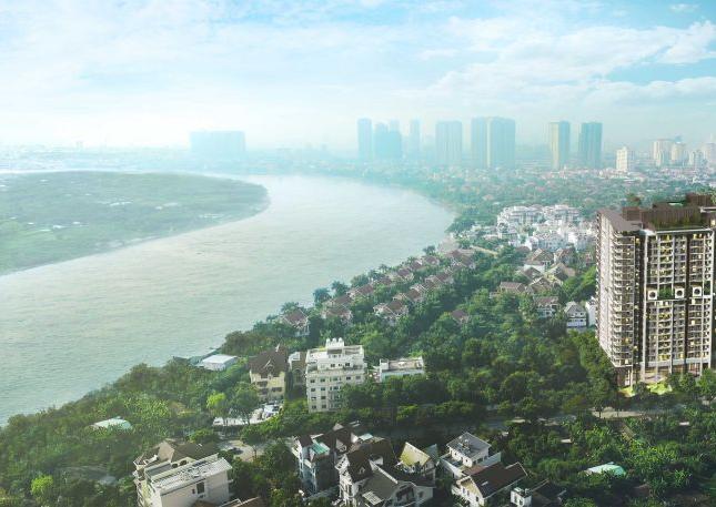 Bán căn hộ D'edge Thảo Điền 4PN 188m2 view sông SG thang máy riêng