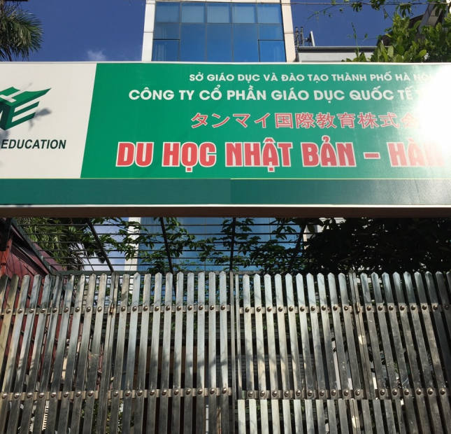 Cho thuê nhà mặt phố Phan Bá Vành, 191mx 5T làm văn phòng, dạy học, trường mầm non