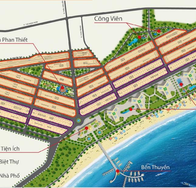Bán Lô nhà phố A7 Mặt Tiền Đường Nguyễn Trãi Nối Dài – Dự án Ocean Dunes