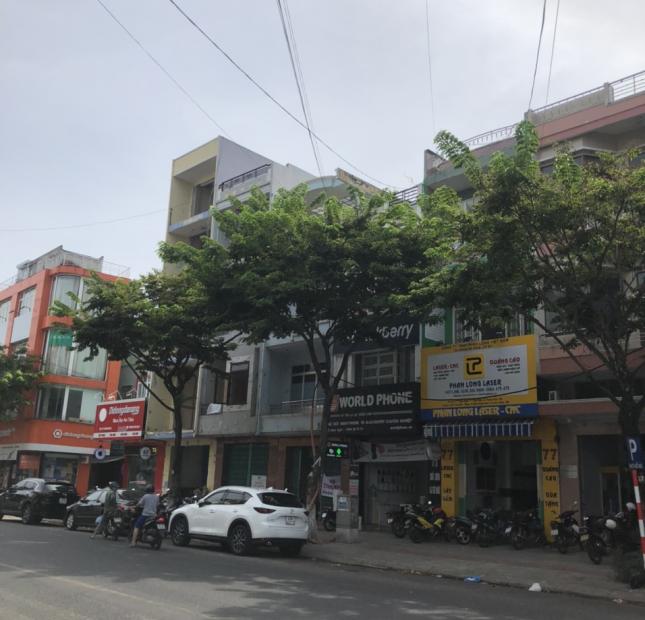 Cho thuê nhà 4 tầng mặt tiền đường Hàm Nghi,phường Thạc Gián,Thanh Khê
