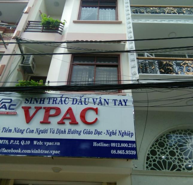 Bán nhà hẻm 4m Tô Hiến Thành, p15 q10, CN: 99m2, DT 4x20m, NH 10m kết cấu 2 lầu, 1 ST. Giá 12 tỷ