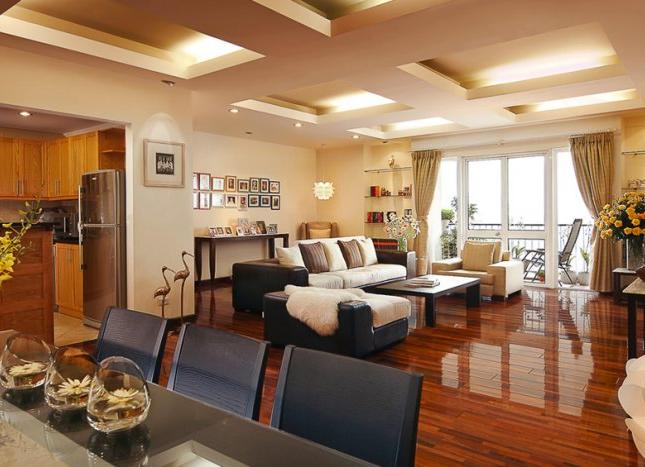 Hot! Cho thuê CHCC 57 Láng Hạ - Thành Công Tower, 105m2, 2PN, full đồ, giá 11.5tr, LH: 0919863630