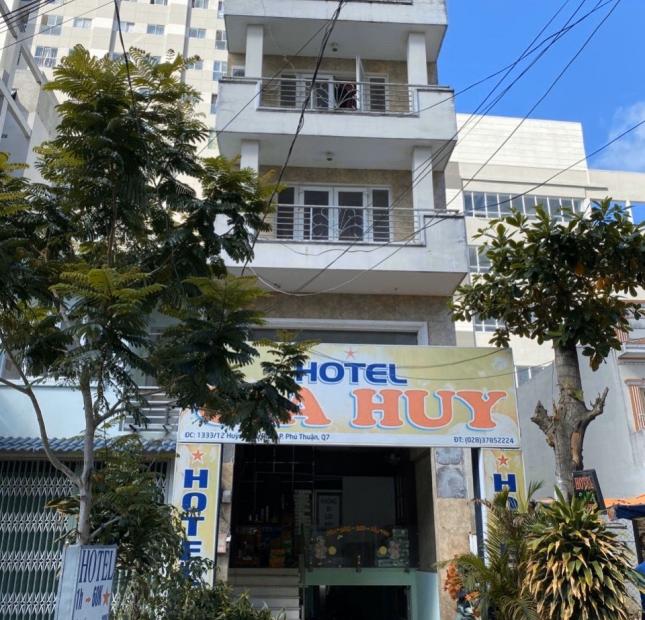 Cần bán khách sạn mặt tiền Lê Thị Chợ, quận 7, Dt 5x29m, 1 hầm, 1 lửng, 5 lầu. Giá 15,8 tỷ