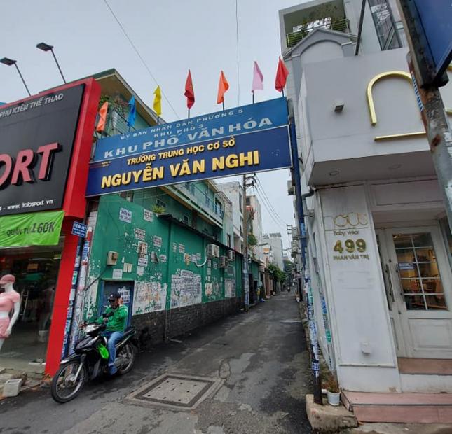 Nhà ngộp HXH tránh Phan Văn Trị Gò Vấp, gần Emart, 90m2, chỉ 9.4 tỷ.