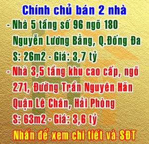 Chính chủ bán nhà số 96 ngõ 180 Nguyễn Lương Bằng, Quận Đống Đa