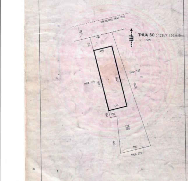 BÁN NHÀ MẶT TIỀN SỐ 857 TRẦN PHÚ TP BẢO LỘC- LÂM ĐỒNG