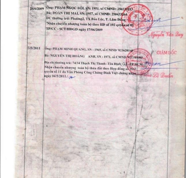 BÁN NHÀ MẶT TIỀN SỐ 857 TRẦN PHÚ TP BẢO LỘC- LÂM ĐỒNG