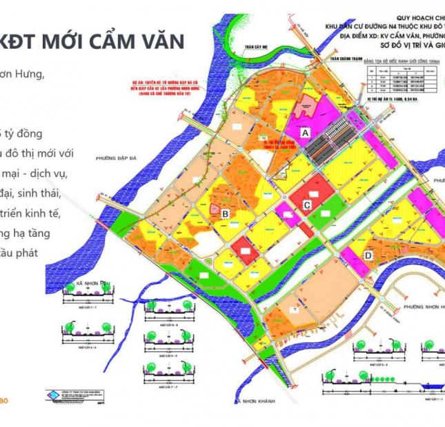 Sắp mở bán KDC N4 thuộc Khu đô thị mới Cẩm Văn - An Nhơn | 0799962636