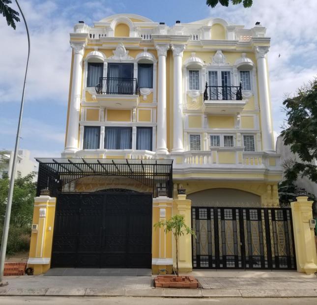 Bán Nhà Phố Kiểu Pháp Cát Lái Q2, 1 Trệt 3 Lầu, 4 PN, 5 WC, Nội Thất gỗ Cao Cấp, Sổ Hồng, Giá 6.3 Tỷ