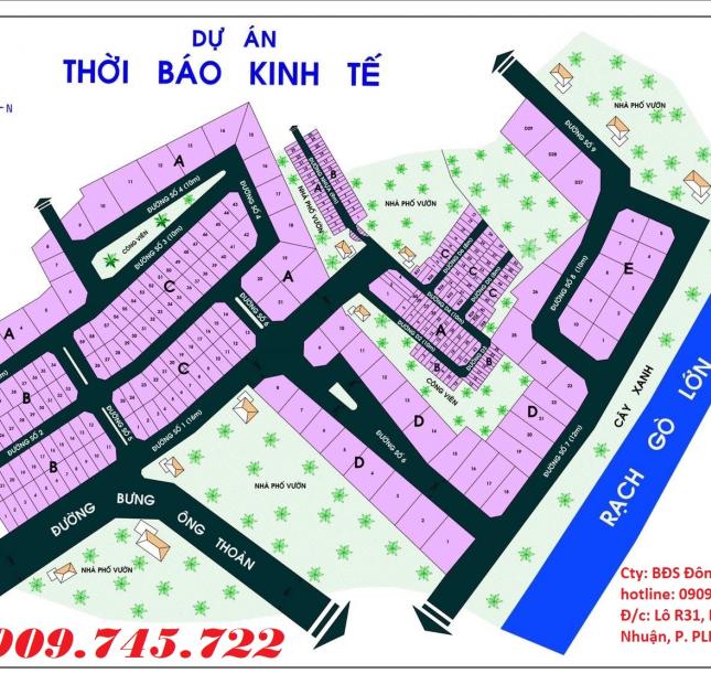 Bán đất dự án Thời Báo Kinh Tế Sài Gòn, Phường Phú Hữu, Q9 , HCM