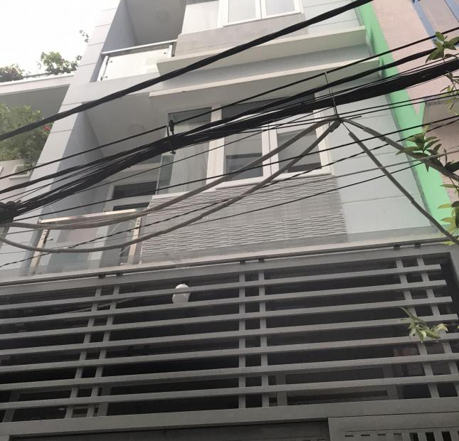 Cho Thuê nhà 12 triệu,4x12m 4 tấm hẻm 4m tân hóa, phường 14, quận 6