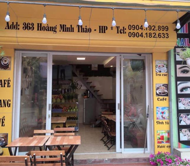 Cần sang quán cafe 2 tầng tại 363 Hoàng Minh Thảo, Lê Chân,Hải Phòng