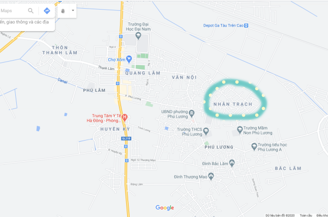 Bán đất Phường Phú Lương- Hà Đông 1.6 tỷ
