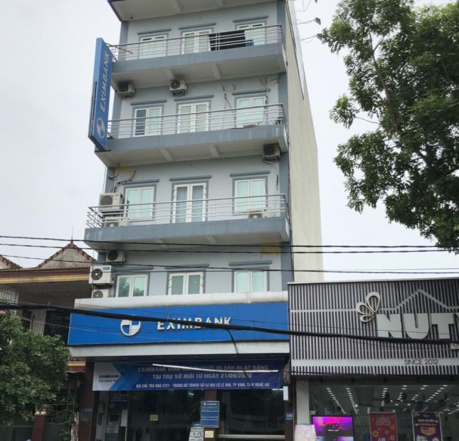 Cần cho thuê nhà làm văn phòng, mặt tiền đường Nguyễn Văn Cừ, Thành phố Vinh