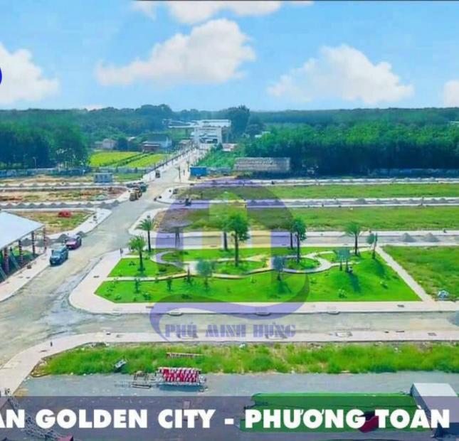 Dự án Phương Toàn Phát tx Bến Cát chiết khấu ngay 10 chỉ vàng, vị trí lô gần công viên trục đường chính giá 690tr/nền. 