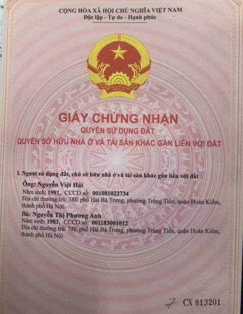 Chính chủ bán đất tại thôn 2 Vạn Phúc, Thanh Trì, Hà Nội.