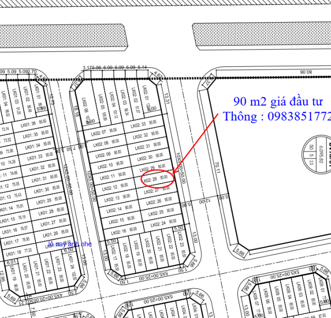 Chính Chủ bán KĐT Yên Sơn LK 02 – 28 ngay cổng vào đường 74 m kinh doanh tốt, giá đầu tư.