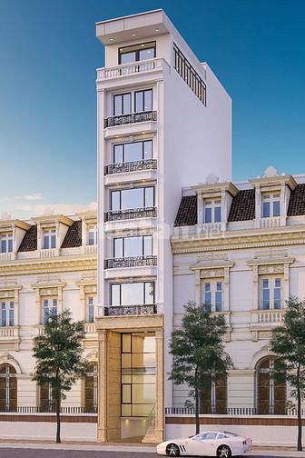 Bán toà văn phòng 9 tầng mặt phố Hoàng Ngân,dt 230m2, giá 110 TỶ