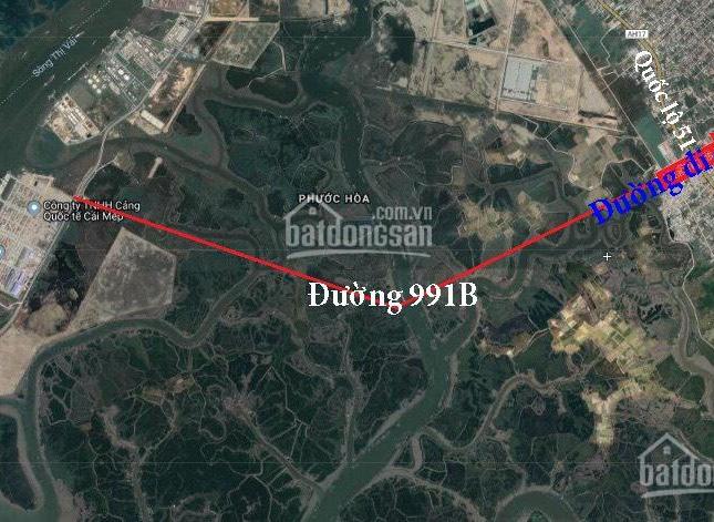 (TIN VIP) Đất trung tâm Phú Mỹ DT 519m2, Giá chỉ 2tr190/m2 đón đầu cao tốc BH-VT