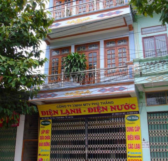 Bán nhà 100m2, 3 tầng, đường T5, B8 Bình Minh - Lào Cai.