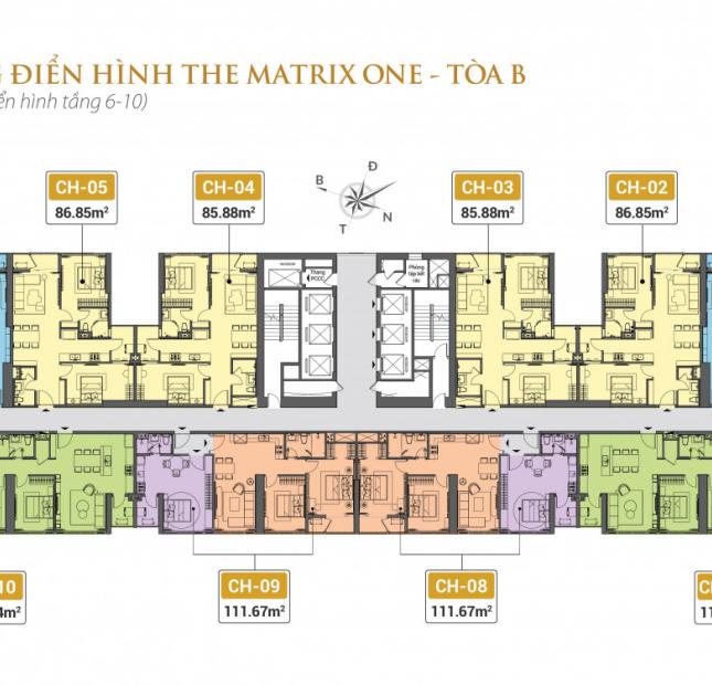 The Matrix One view công viên hồ điều hòa ck đến 14.5% hỗ trợ lái suất 36T