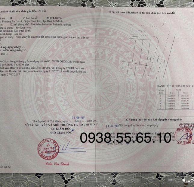 Bán gấp lô góc 2MT ngay ĐS2 KDC Tên Lửa, liền kề bến xe Miền Tây, Aeon Mall Bình Tân, sổ riêng