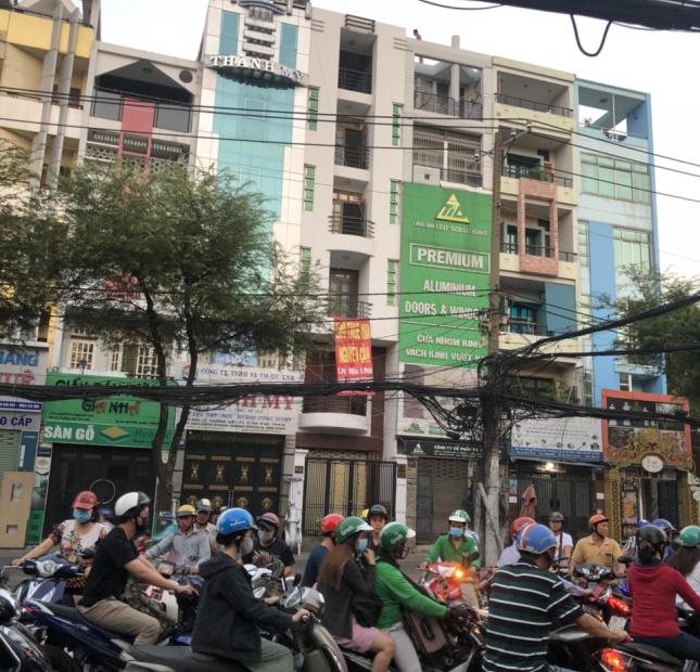 Mặt tiền Lê Hồng Phong, Q10, 4x20m nở 7.5m 97m2, trệt 4 lầu, HĐ thuê 80triệu/tháng, giá 32.9 tỷ