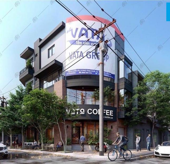bán nhà 31.5 tỷ, 8x20m 4 tấm 3 mặt tiền đường vườn lài, phường phú thọ hòa