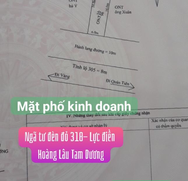  Mặt phố #KINH_DOANH Tam Dương 96m2 100% thổ cư