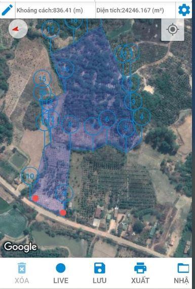Cần bán 2.5ha đất trồng cây lâu năm, trong đó có 57m mặt đường liên xã Trúc Sơn đi Cư Knia, đủ điều kiện làm đất thổ cư.