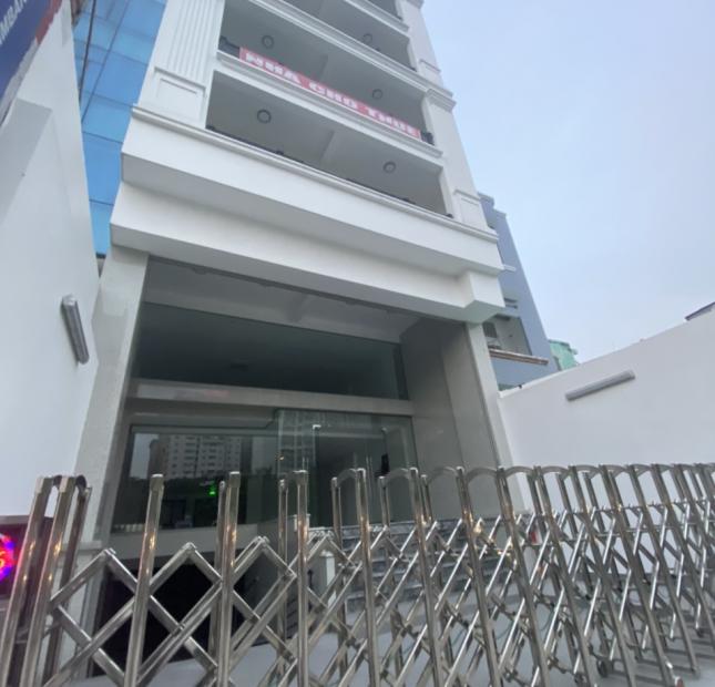 Cho thuê Tòa nhà VP mới đẹp Hầm 9T Thang máy 8*20m  Võ Văn Kiệt Q1.