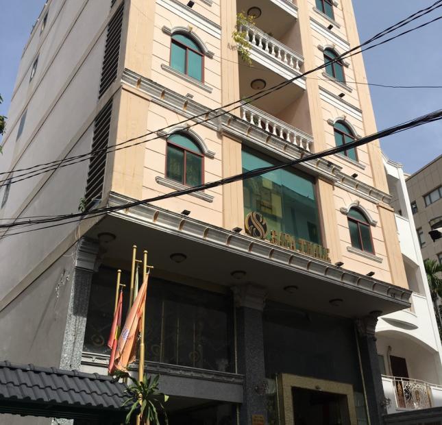 Cho thuê tòa nhà mặt tiền Nguyễn Trãi P. Nguyễn Cư Trinh Q1 10x18m hầm 7 lầu giá 350tr