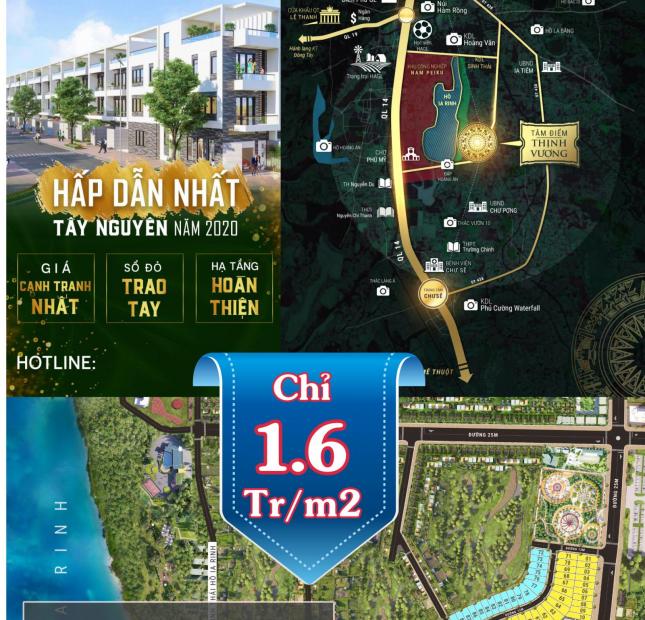 Mở bán đất nền biệt thự liền kề khu nghỉ dưỡng sinh thái KCN Nam Pleiku LH 0905.272.789