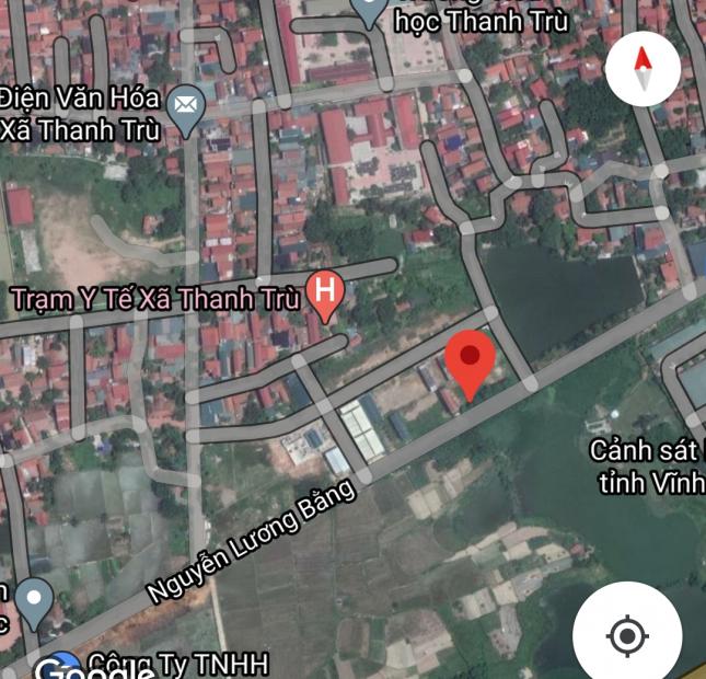 Bán đất mặt Nguyễn Lương Bằng, Thanh Trù giá 2,35 tỷ. Lh 0399.566.078