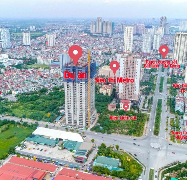 Bán CHCC  3 ngủ DT 108.8m giá 2.2 tỷ  dự án  Phú Thịnh Green Park Hà Đông
